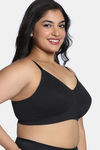 Zivame True Curv Beautilful Basics Double Layered Non Wired Full Coverage Super Support Bra - Tap Shoe — thumbnail 3